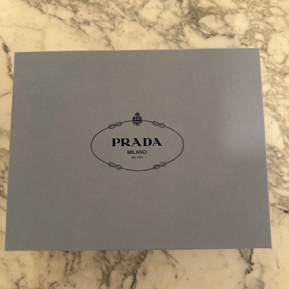 Prada Black Patent Leather Loafers with Metal Triangle Logo - Picture 6 of 9